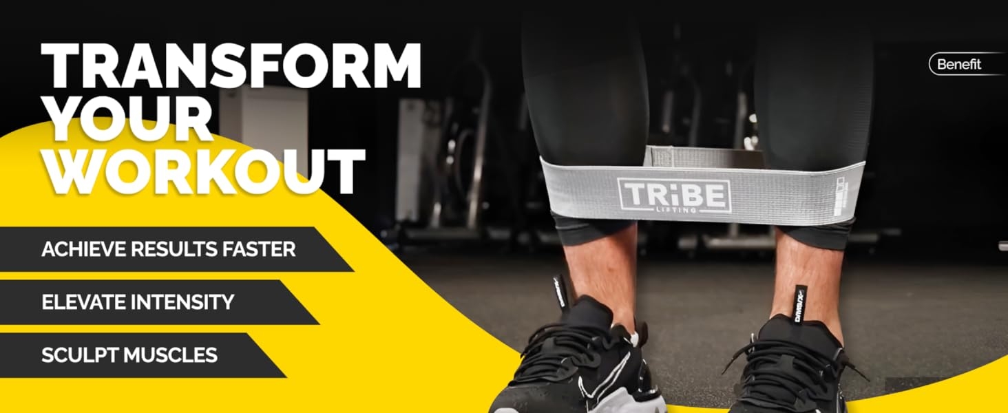 Benefits of Tribe Lifting Leg Resistance Bands for Working Out